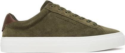 ΑΘΛΗΤΙΚΑ PREMIUM DRESS CUPSOLE FM0FM05573 ΧΑΚΙ TOMMY HILFIGER