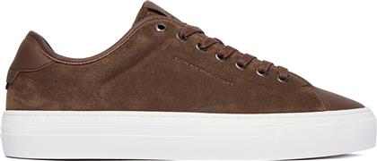 ΑΘΛΗΤΙΚΑ PREMIUM DRESS LEATHER MIX FM0FM05842 ΚΑΦΕ TOMMY HILFIGER