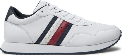 ΑΘΛΗΤΙΚΑ RUNNER EVO LTH MIX ESS FM0FM05121 ΛΕΥΚΟ TOMMY HILFIGER