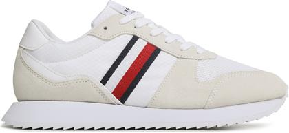 ΑΘΛΗΤΙΚΑ RUNNER EVO MIX FM0FM04699 ΜΠΕΖ TOMMY HILFIGER