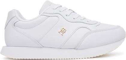 ΑΘΛΗΤΙΚΑ RUNNER FW0FW08696 ΛΕΥΚΟ TOMMY HILFIGER