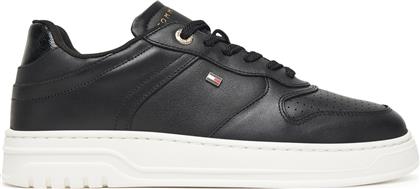 ΑΘΛΗΤΙΚΑ SPORTY CUPSOLE FW0FW08795 ΜΑΥΡΟ TOMMY HILFIGER