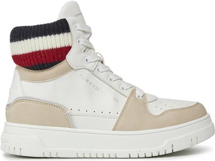 ΑΘΛΗΤΙΚΑ T3A9-32989-1269A493 S ΛΕΥΚΟ TOMMY HILFIGER