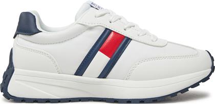 ΑΘΛΗΤΙΚΑ T3X9-33877-1695X336 S ΛΕΥΚΟ TOMMY HILFIGER