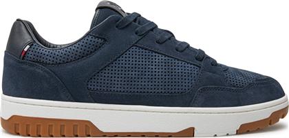 ΑΘΛΗΤΙΚΑ TH BASKET BEST NUBUCK MIX FM0FM05119 ΣΚΟΥΡΟ ΜΠΛΕ TOMMY HILFIGER