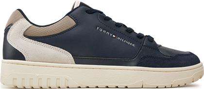 ΑΘΛΗΤΙΚΑ TH BASKET CORE FM0FM05058 ΣΚΟΥΡΟ ΜΠΛΕ TOMMY HILFIGER