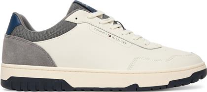 ΑΘΛΗΤΙΚΑ TH BASKET CORE LITE LTH/SUEDE FM0FM05714 ΛΕΥΚΟ TOMMY HILFIGER