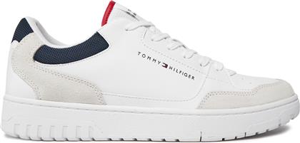 ΑΘΛΗΤΙΚΑ TH BASKET CORE LTH MIX ESS FM0FM05058 ΛΕΥΚΟ TOMMY HILFIGER