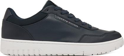 ΑΘΛΗΤΙΚΑ TH BASKET CORE LTH PINPERF FM0FM05466 ΣΚΟΥΡΟ ΜΠΛΕ TOMMY HILFIGER