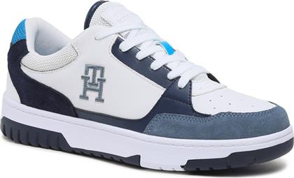 ΑΘΛΗΤΙΚΑ TH BASKET STREET MIX FM0FM04728 WHITE/SHOCKINGBLUE 01S TOMMY HILFIGER από το EPAPOUTSIA