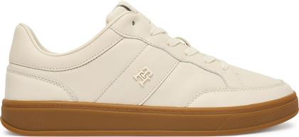 ΑΘΛΗΤΙΚΑ TH HERITAGE COURT SNEAKER LTR FW0FW09028 ΕΚΡΟΥ TOMMY HILFIGER