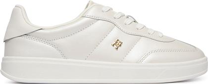 ΑΘΛΗΤΙΚΑ TH HERITAGE SHINY SNEAKER FW0FW09179 ΛΕΥΚΟ TOMMY HILFIGER