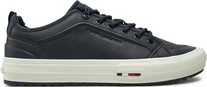 ΑΘΛΗΤΙΚΑ TH HI VULC CLEAT LOW LTH FM0FM05452 ΣΚΟΥΡΟ ΜΠΛΕ TOMMY HILFIGER