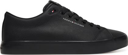 ΑΘΛΗΤΙΚΑ TH HI VULC CORE LOW LTH II ESS FM0FM05511 ΜΑΥΡΟ TOMMY HILFIGER