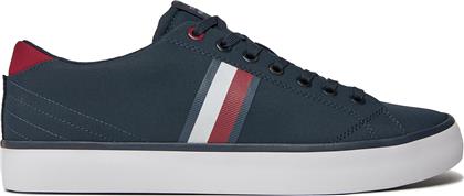 ΑΘΛΗΤΙΚΑ TH HI VULC LOW STRIPES MESH FM0FM04946 ΜΠΛΕ TOMMY HILFIGER