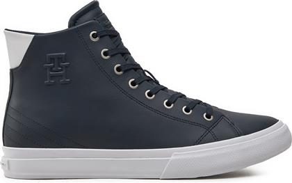 ΑΘΛΗΤΙΚΑ TH HI VULC STREET LTH ESS FM0FM04897 ΜΠΛΕ TOMMY HILFIGER