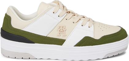 ΑΘΛΗΤΙΚΑ TH LO BASKET SNEAKER FW0FW07309 ΜΠΕΖ TOMMY HILFIGER