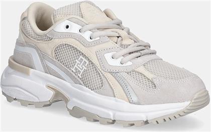 ΑΘΛΗΤΙΚΑ TH MODERN RUGGED RUNNER ΧΡΩΜΑ: ΓΚΡΙ, FW0FW08692 TOMMY HILFIGER