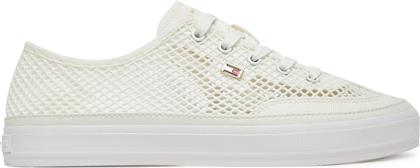 ΑΘΛΗΤΙΚΑ TH OPEN MESH VULC SNEAKER FW0FW08684 ΛΕΥΚΟ TOMMY HILFIGER
