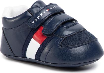 ΑΘΛΗΤΙΚΑ VELCRO SHOE T0B4-30191-0271 ΣΚΟΥΡΟ ΜΠΛΕ TOMMY HILFIGER