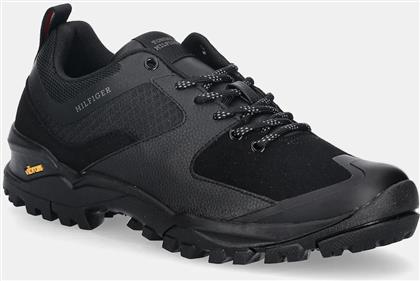 ΑΘΛΗΤΙΚΑ VIBRAM LOW RUNNER TECH ΧΡΩΜΑ: ΜΑΥΡΟ, FM0FM05657 TOMMY HILFIGER