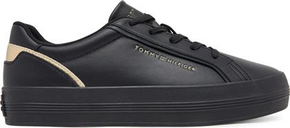 ΑΘΛΗΤΙΚΑ VULC FOXING FW0FW08683 ΜΑΥΡΟ TOMMY HILFIGER