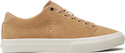 ΑΘΛΗΤΙΚΑ VULC STREET LOW SUEDE FM0FM04590 ΜΠΕΖ TOMMY HILFIGER