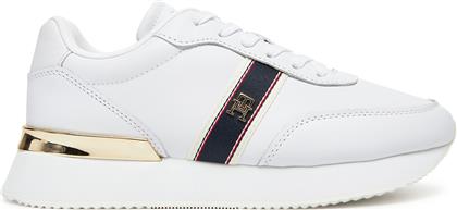 ΑΘΛΗΤΙΚΑ WEBBING RUNNER FW0FW08904 ΛΕΥΚΟ TOMMY HILFIGER