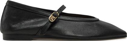 ΜΠΑΛΑΡΙΝΕΣ BALLERINA MARYJANE SOFT LEATHER FW0FW08354 ΜΑΥΡΟ TOMMY HILFIGER