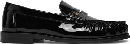 ΜΠΑΛΑΡΙΝΕΣ LOAFER MIT LABEL-DETAIL FW0FW08565 ΜΑΥΡΟ TOMMY HILFIGER