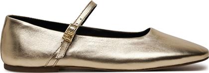 ΜΠΑΛΑΡΙΝΕΣ PARTY MARYJANE BALLERINA METAL FW0FW08315 ΧΡΥΣΟ TOMMY HILFIGER