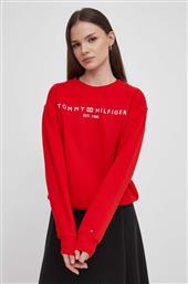 ΜΠΛΟΥΖΑ ΧΡΩΜΑ: ΚΟΚΚΙΝΟ, WW0WW39791 TOMMY HILFIGER