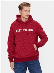 ΜΠΛΟΥΖΑ AOP MONOGRAM MW0MW32703 ΚΟΚΚΙΝΟ REGULAR FIT TOMMY HILFIGER