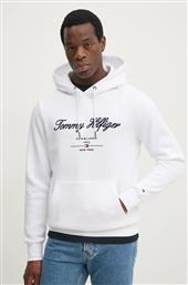 ΜΠΛΟΥΖΑ ΧΡΩΜΑ: ΑΣΠΡΟ, ΜΕ ΚΟΥΚΟΥΛΑ, MW0MW33631 TOMMY HILFIGER