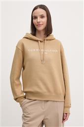 ΜΠΛΟΥΖΑ ΧΡΩΜΑ: ΜΠΕΖ, ΜΕ ΚΟΥΚΟΥΛΑ, WW0WW43598 TOMMY HILFIGER