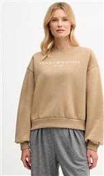 ΜΠΛΟΥΖΑ ΧΡΩΜΑ: ΜΠΕΖ, WW0WW47831 TOMMY HILFIGER