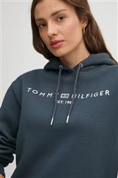 ΜΠΛΟΥΖΑ ΧΡΩΜΑ: ΜΠΛΕ, ΜΕ ΚΟΥΚΟΥΛΑ, WW0WW43598 TOMMY HILFIGER