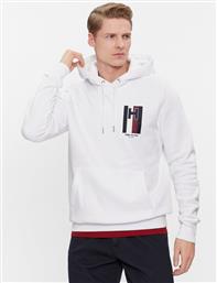 ΜΠΛΟΥΖΑ EMBLEM MW0MW33665 ΛΕΥΚΟ REGULAR FIT TOMMY HILFIGER