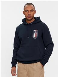 ΜΠΛΟΥΖΑ EMBLEM MW0MW33665 ΣΚΟΥΡΟ ΜΠΛΕ REGULAR FIT TOMMY HILFIGER