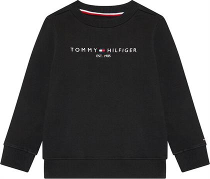 ΜΠΛΟΥΖΑ ESSENTIAL SWEATSHIRT KS0KS00212 ΜΑΥΡΟ REGULAR FIT TOMMY HILFIGER