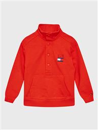 ΜΠΛΟΥΖΑ FLAG KB0KB07953 D ΚΟΚΚΙΝΟ REGULAR FIT TOMMY HILFIGER