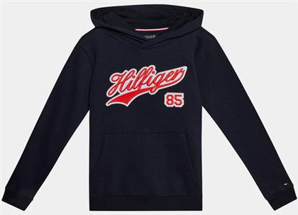 ΜΠΛΟΥΖΑ HILFIGER SCRIPT HOODIE KB0KB08718 ΜΠΛΕ REGULAR FIT TOMMY HILFIGER