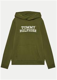 ΜΠΛΟΥΖΑ LOGO KB0KB08500 S ΠΡΑΣΙΝΟ REGULAR FIT TOMMY HILFIGER