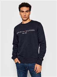 ΜΠΛΟΥΖΑ LOGO MW0MW11596 ΣΚΟΥΡΟ ΜΠΛΕ REGULAR FIT TOMMY HILFIGER από το MODIVO