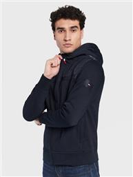 ΜΠΛΟΥΖΑ MIX MEDIA MW0MW29305 ΣΚΟΥΡΟ ΜΠΛΕ REGULAR FIT TOMMY HILFIGER