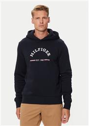 ΜΠΛΟΥΖΑ ROUNDALL MW0MW35568 ΣΚΟΥΡΟ ΜΠΛΕ REGULAR FIT TOMMY HILFIGER