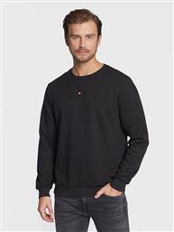 ΜΠΛΟΥΖΑ TRACK UM0UM02624 ΜΑΥΡΟ RELAXED FIT TOMMY HILFIGER