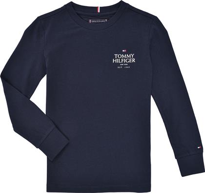 ΜΠΛΟΥΖΑΚΙΑ ΜΕ ΜΑΚΡΙΑ ΜΑΝΙΚΙΑ TH LOGO PUFF PRINT REG TEE LS TOMMY HILFIGER