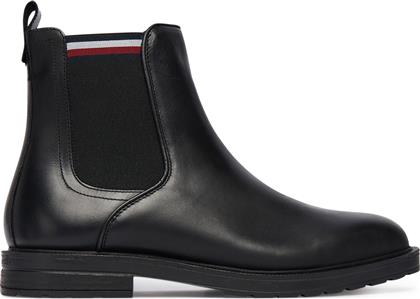 ΜΠΟΤΑΚΙΑ CLEATED HILIFGER W FM0FM05728 ΜΑΥΡΟ TOMMY HILFIGER