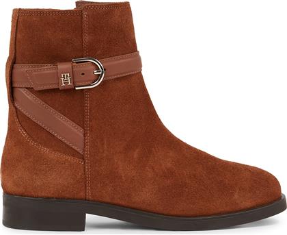 ΜΠΟΤΑΚΙΑ ELEVATED ESSENTIAL BOOT SUEDE FW0FW07482 ΚΑΦΕ TOMMY HILFIGER